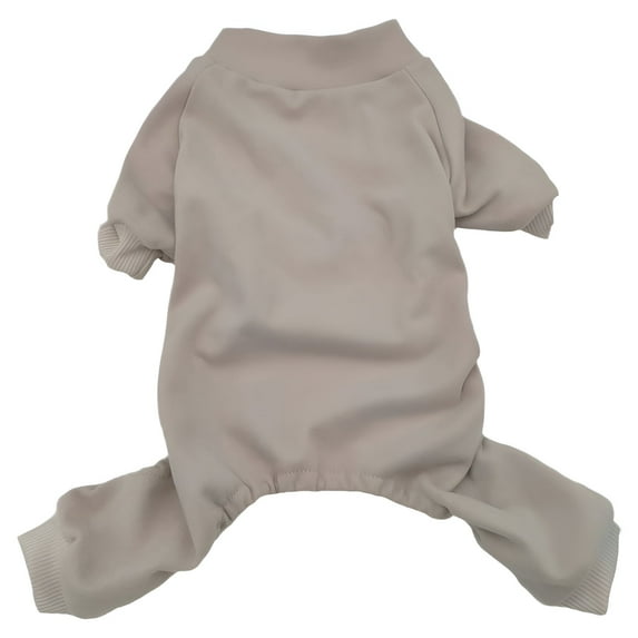 TELOLY 1Pcs Dog Pajamas,Polyester Dog Onesie,Small Dog Sweater,White,3Xl