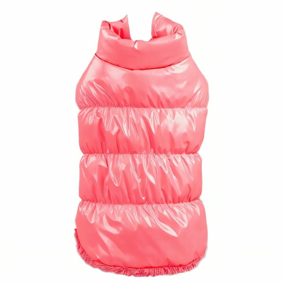 TELOLY Dog Rain Coat,Breathable Soft Material Dog Winter Coat,Active Pet Support Dog Jackets for Small Dogs,Pink1,L