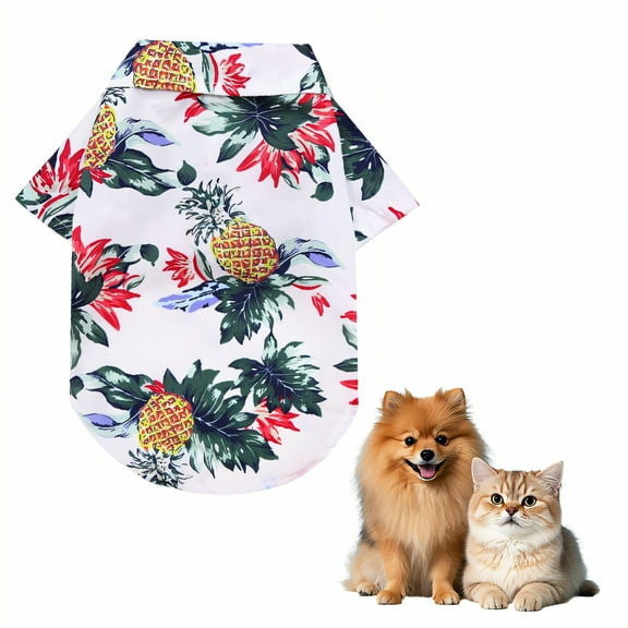 TELOLY Dog Shirt,Polyester Dog Clothes for Small Dogs,Bright Colors Dog Vest,Pink,M