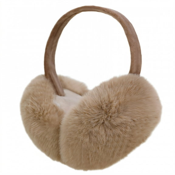 TELOLY Ear Muffs,Clean Modern Appearance Ear Muffs for Kids,Everyday Wear Appeal Womens Ear Muffs,Brown