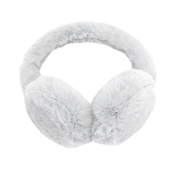 TELOLY Ear Muffs,Cute Fashion Design Ear Muffs for Winter Women,Universal Student Style Ear Muffs for Men,White