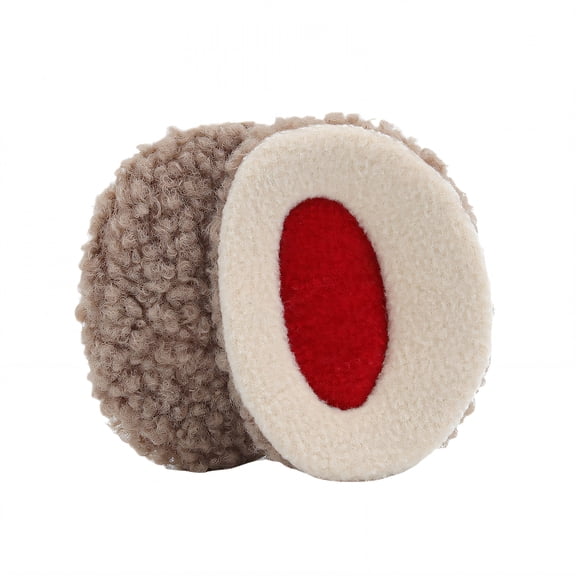 TELOLY Ear Muffs,Gender Inclusive Style Earmuffs for Women Winter,Clean Minimalist Look Ear Muffs,Brown,S