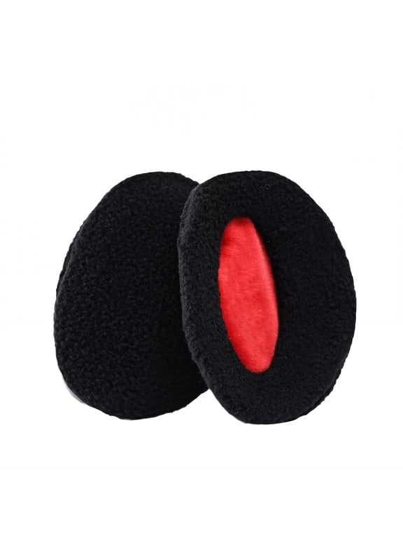 Ear Muffs,Thermal Locking Fabric Earmuffs for Women Winter,Cold Weather Suitability Ear Muffs,Black,M
