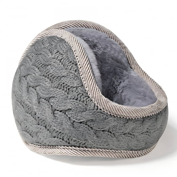 TELOLY Ear Muffs for Winter Women, Prevent Ears From Being Affected By Wind Earmuffs for Women Winter, Warm and Soft to Keep Warm Ear Muffs for Kids, Dark Grey