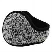 TELOLY Ear Muffs for Winter Women,Suitable for Fishing,Motorcycle Riding,Hiking Womens Ear Muffs,Not Convenient to Fall Off Ear Muffs for Kids,Knitted Black and White Plaid