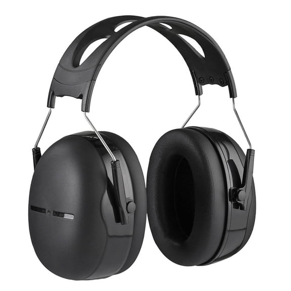 TELOLY Ear Muffs for Noise Reduction,Custom Design Comfortable Fit Earmuffs,Stereo Sound Effect Wireless Bluetooth Connection Ear Protection,Black