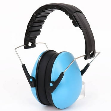 TELOLY Ear Muffs for Noise Reduction,Precision Sound Blocking Earmuffs,Adjustable Comfortable Ear Protection for Work,Study,or Sleep,Blue