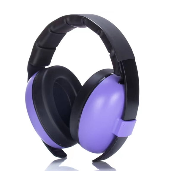 TELOLY Ear Muffs for Noise Reduction,Smart Sound Isolation Earmuffs,Durable Comfortable Ear Protection for Noisy Environments,Purple