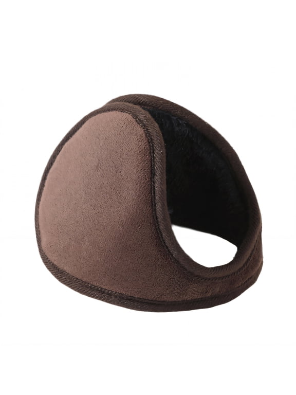 Ear Muffs for Winter Women,Classic Knit Style Ear Muffs,Universal Appeal Ear Warmers for Women,Brown