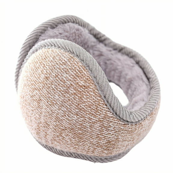 TELOLY Ear Muffs for Winter Women,Commuter Friendly Ear Muffs,Full Ear Protection Ear Warmers for Women,Brown