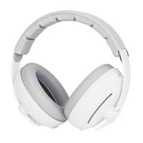 TELOLY Ear Protection,Dual-Purpose Ear Muffs for Noise Reduction and Sleep,Effective Noise Isolation Walkers Ear Protection,White