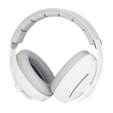 TELOLY Ear Protection,Dual-Purpose Ear Muffs for Noise Reduction and Sleep,Effective Noise Isolation Walkers Ear Protection,White