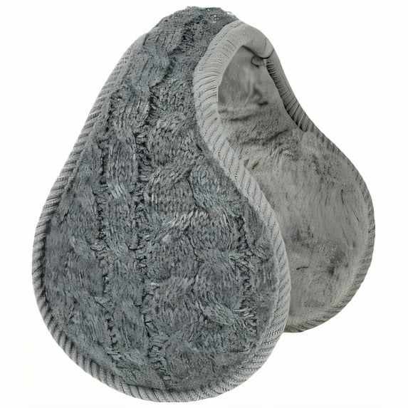 TELOLY Ear Warmers for Women,Rear Wear Design Ear Muffs for Kids,Comfortable Hair Protection Womens Ear Muffs,Gray2