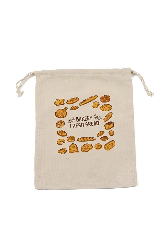 Eco Linen Bread Bag Food Storage Bag Reusable