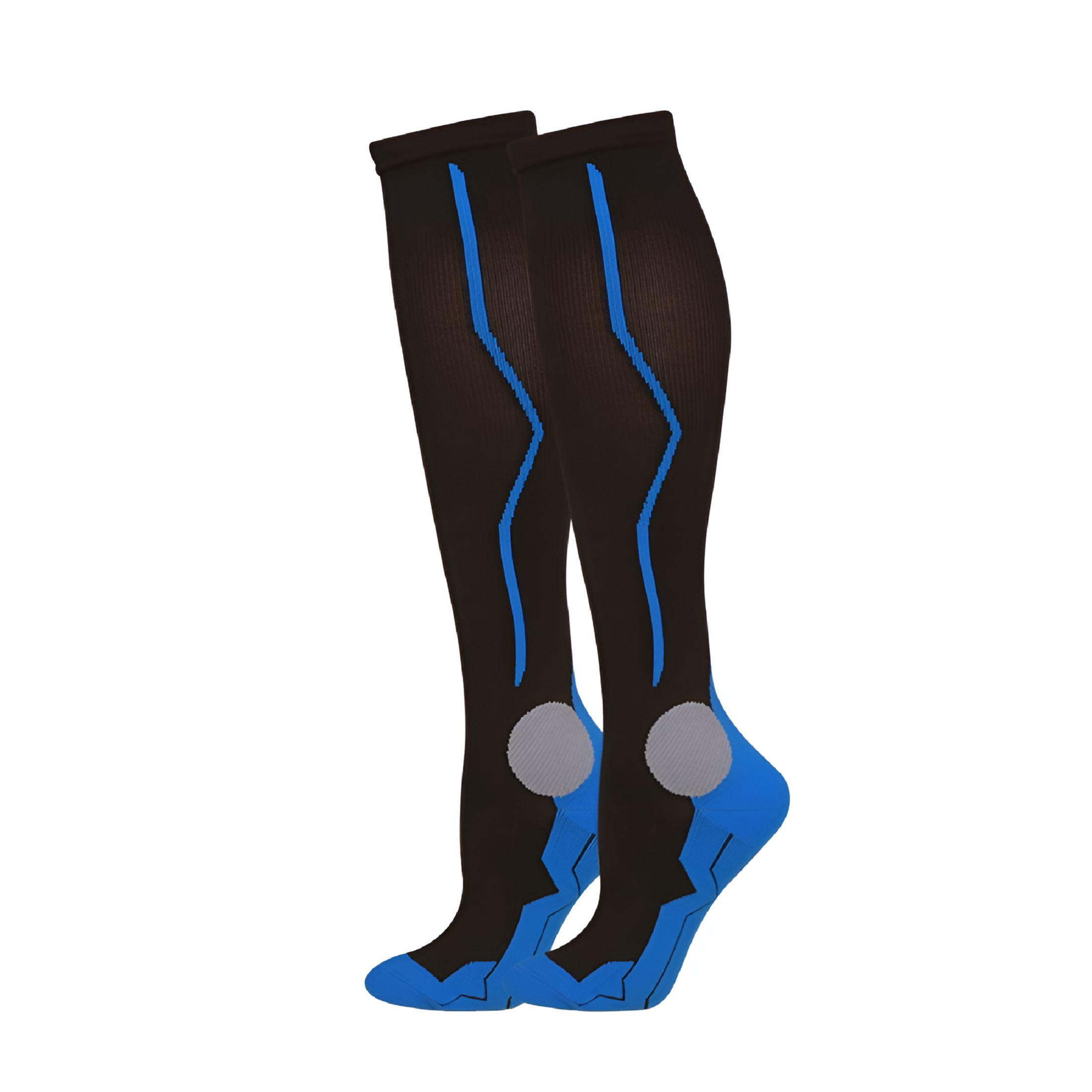 Compression Elastic Socks TELOLY Elastic Rubber Band Compression Socks for Women and Men Athletes ...