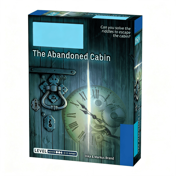 TELOLY Exit: the Abandoned Cabin - Kennerspiel Des Jahres Winner, Card-Based Family Escape Room Game for 1-4 Players, Ages 12+, Blue Escape Room in a Box