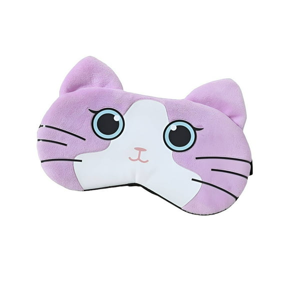 TELOLY Eye Masks for Sleep,Shaped Cut Contours Face Sleep Mask for Kids,Soft Padding Adds Comfort Sleeping Eye Mask,Purple