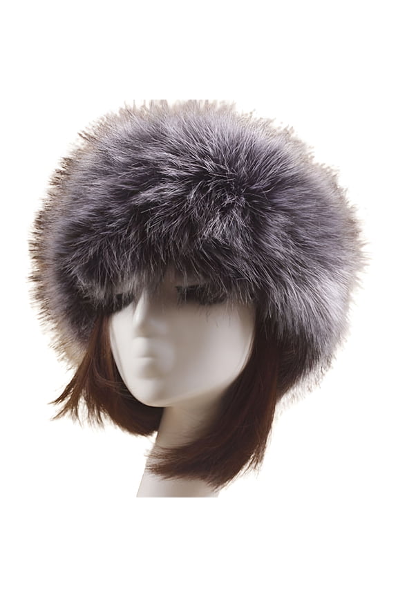 Faux Fur Hat for Womens Cossack Russian Style Fashion Winter Hat for Lady Girls