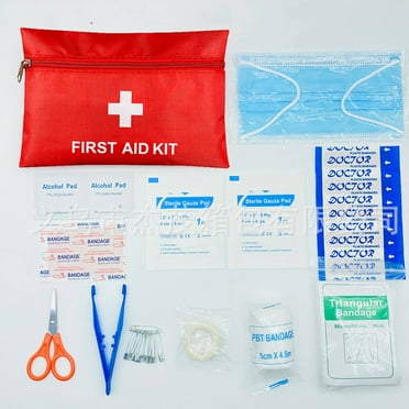 TELOLY First Aid Kit,Emergency First Aid Kit for Home,Compact Travel Medical Bag for Home and Sports Use,First Aid Kit 12