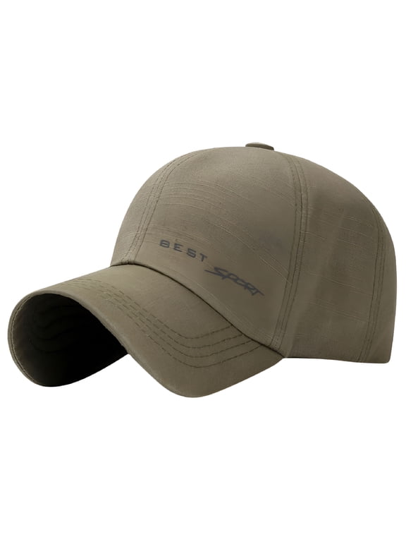 Fitted Baseball Caps for Men Sports Fan Baseball Caps Hat Fashion Sun Outdoor Baseball Cap Hats Satin Lined Baseball Cap Green One Size