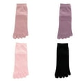 thumbnail image 1 of TELOLY Five Finger Socks,Toe-Separated Design Yoga Socks,Reinforced Toe and Heel Pilates Socks, 1 of 2