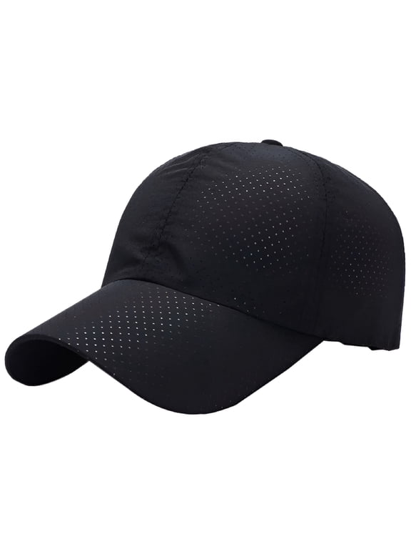 Foldable Quick Dry Baseball Cap Mesh Portable Breathable Sun Hat Workout Tennis Hat for Men Women Kids Outdoor Sports
