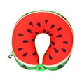 thumbnail image 1 of TELOLY Fruit Cute U Shape Neck Pillow for Kids Teens Travel Accessories for Airplane Car Recline Neck Chin Head Support for Car Home Office Travel, 1 of 7