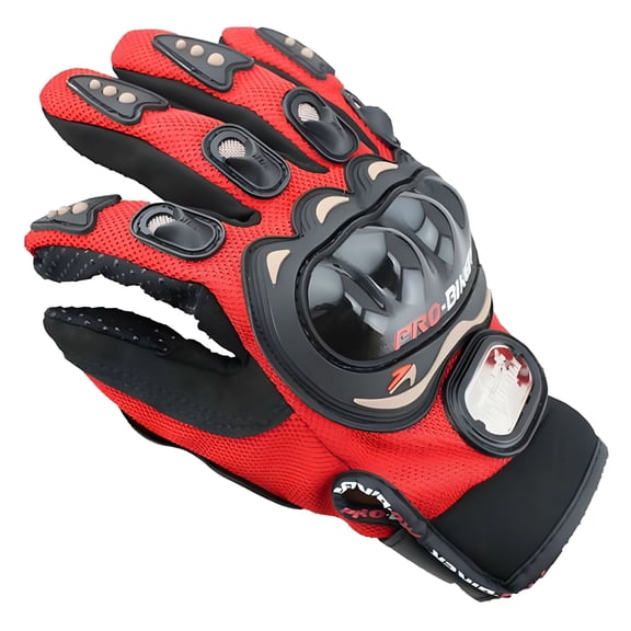 TELOLY Full Finger Motorcycle Gloves for Men Women, Anti-Slip Grip Motocross ATV BMX Riding Gear with Knuckle Protection for Road Racing Cycling Climbing