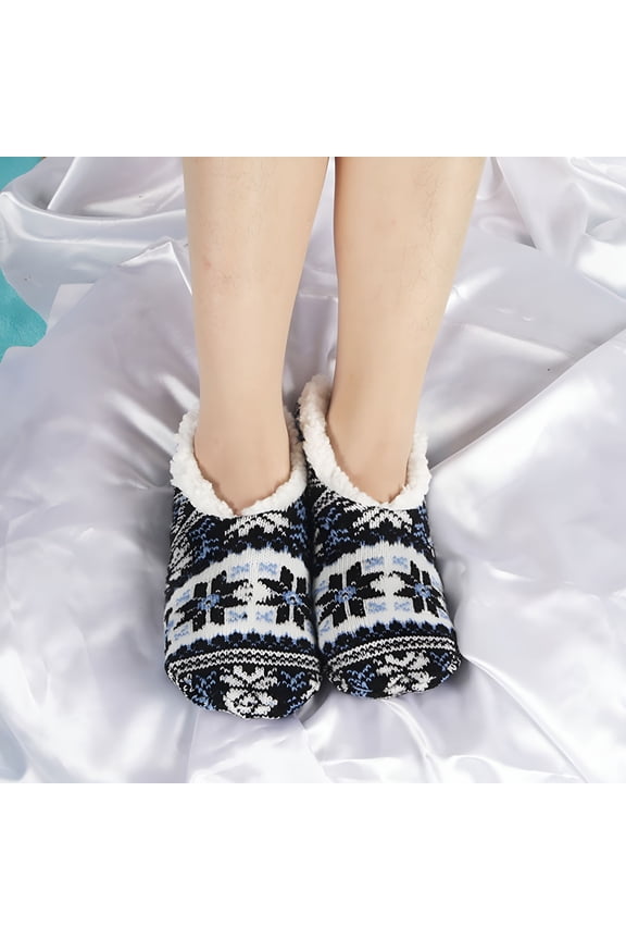 Fuzzy Socks for Women, Slipper Socks for Women, Fluffy Socks, Bearpaw Socks, Cloud Socks, Women Winter Floor Socks Plush Warm Indoor Household Socks Black One Size