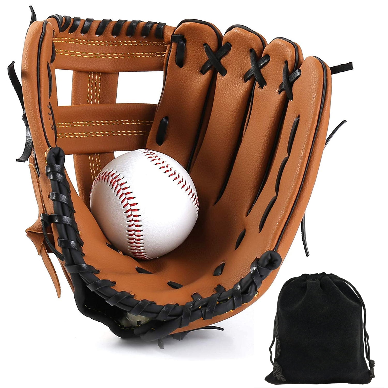 TELOLY GOWINSEE Baseball Glove for Kids Youth Adult, Baseball Mitt with