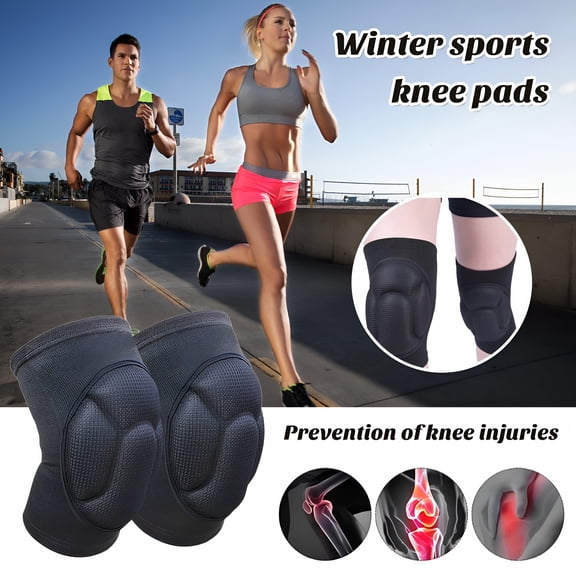 TELOLY Gardening Knee Pad Women Knee Brace Knee Pad Thick Dance Volleyball Crawling Wrestling Kneeling Sports Knee Brace, Joint Protector Knee Support Guard