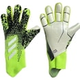 thumbnail image 1 of TELOLY Goalie Gloves Sleek&Modern Goalkeeper Gloves Elegant Design Youth Football Gloves Keeps Hands Warm Green&Black, 1 of 2