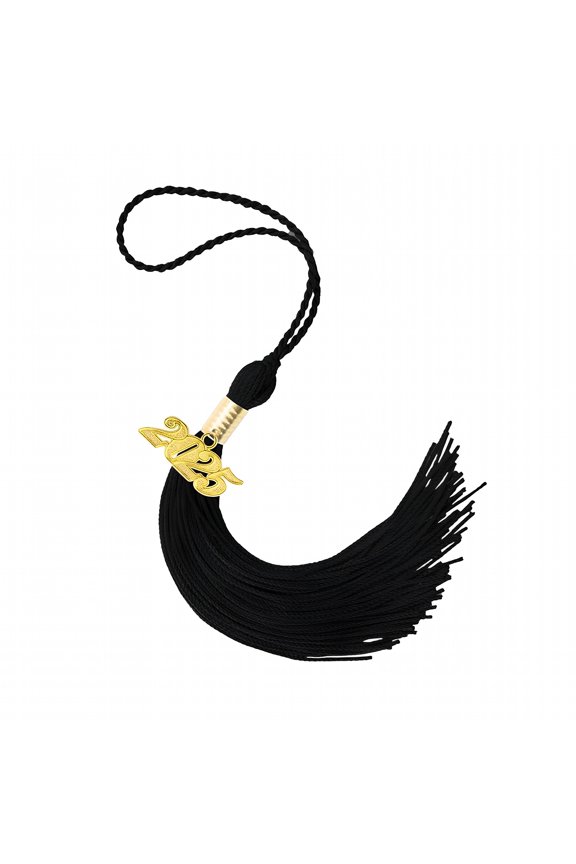 Graduation Hat Tassel with 2025 Year Charm Multi Colors Available Color-Blocking Style 40cm Length Cap Honor Tassel