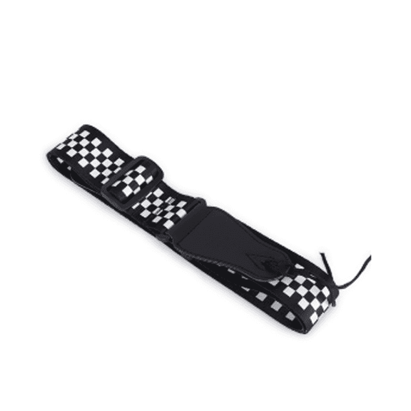 TELOLY Guitar Strap Anti-Slip Material Acoustic Guitar Strap No Deformation Multipurpose Design Guitar Straps,Black and White Plaid