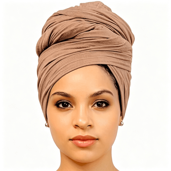 TELOLY Head Wraps for Black Women Stretch Head Scarf Long African Hair Wraps Turban Headwraps Jersey Headbands Head Wraps for Women