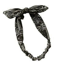 TELOLY Headbands for Women,Cloth Hair Band,Turban Headbands,Black