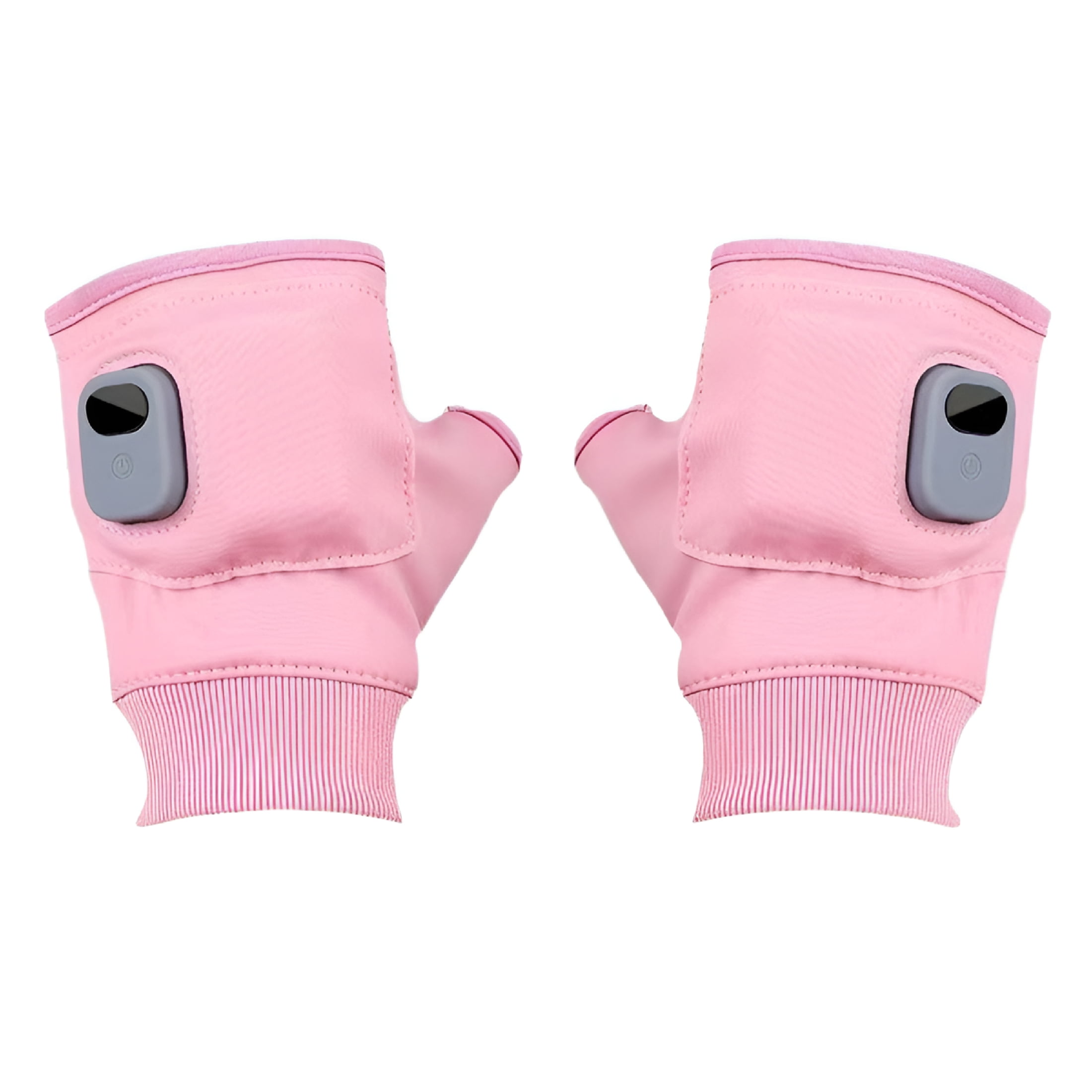 TELOLY Heated Gloves Fingerless for Women Man Rechargeable Electric Touchscreen Wearable Cold Winter Work Arthritis Pain Relief Hand Warmers Hot Compress Reusable Heated Fingerless Gloves