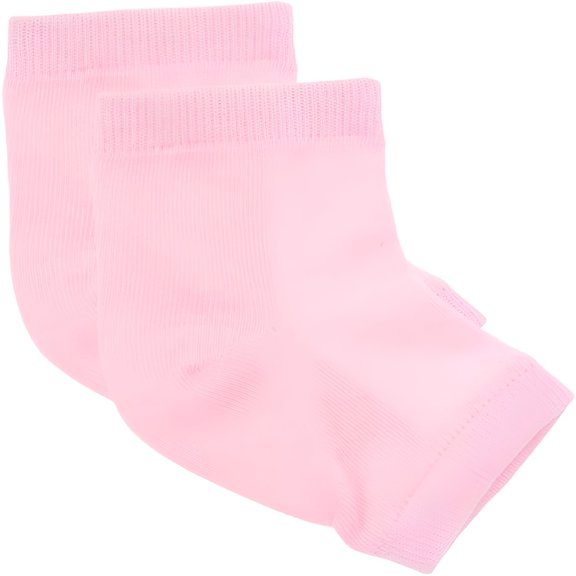 TELOLY Heel Socks Lined Toeless Spa Socks Cotton Footcare Socks Insole Moisturizing Sleeve for Cracked Dry Heels Womens Socks