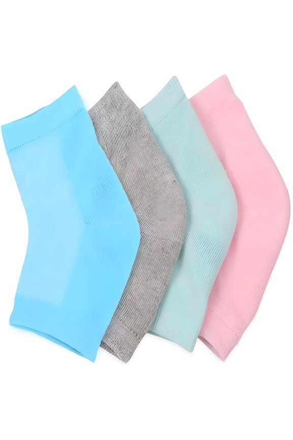 Heel Socks for Dry Cracked Feet Moisturizing Sock 1 Pair Cotton Intensive Moisturizing Soften Dry Cracked Half Socks Cracked Heel Repair