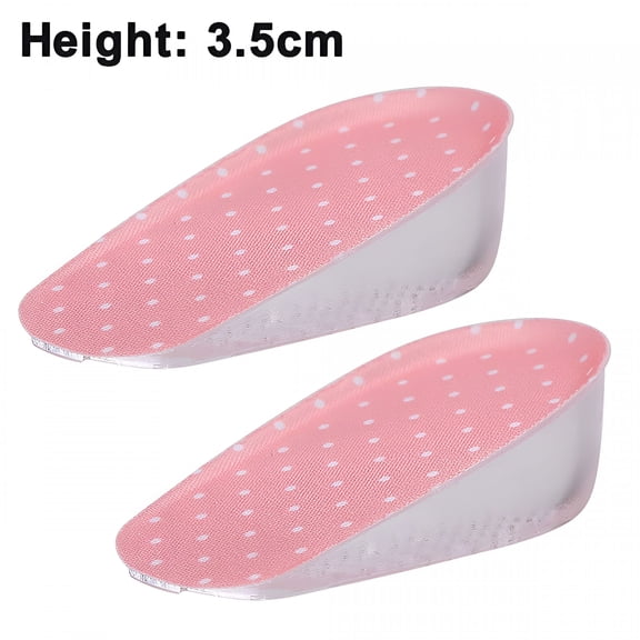 TELOLY 2026 New Height Increase Inserts, Shoe Lifts Insoles for Leg Length Discrepancies, Pink 3.5 Cm