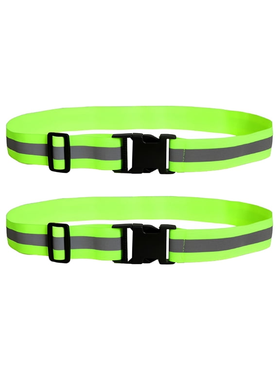 High Visibility Reflective Belt, Military Reflective Running Gear for Men and Women, Reflector Belt for Walking, Running, and Cycling
