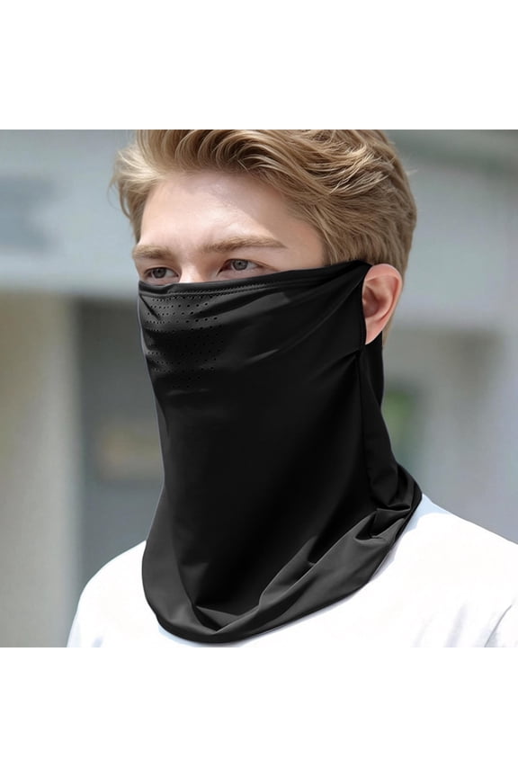 Ice Silk Face Mask for Women Men Uv Protection,Cooling Cover Sun Protection,Neck Protector Breathable Comfortable Sun Blocking,Neck Mask