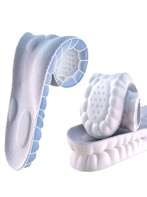 4D Cloud Soles Anti Fatigue Shock Absorption Insoles for Men Women
