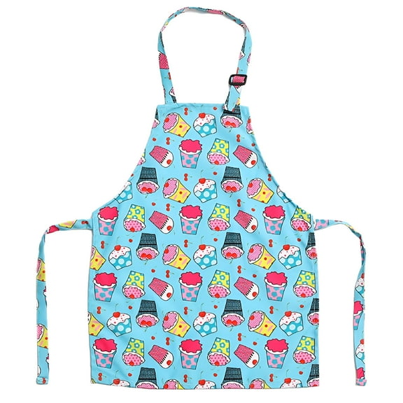 TELOLY Kids Apron for Girls Boys Toddler Art Smock Supplies Cooking Chef Painting