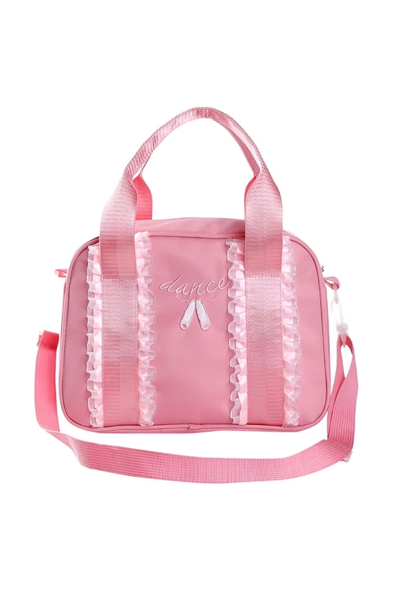 Kids Girls Ballet Duffle Crossbody Bags Children's Gymnastics Latin Jazz Tulle Dance Bags
