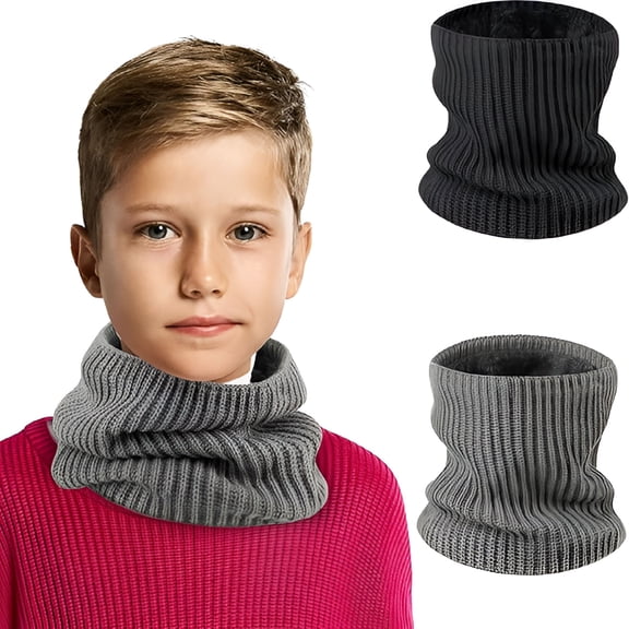 TELOLY 2026 New Kids Neck Warmer Winter Neck Gaiters,Fleece Balaclava Cold Weather Windproof Face Mask for Boys Girls for Skiing, Snowboarding, Hiking, Cycling, Outdoor Play