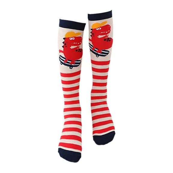 TELOLY Kids Socks,Dry Fit Crazy Socks for Kids,Stain Resistant Cute Socks,Style4