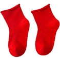thumbnail image 1 of TELOLY Kids Socks9-11Mens Ankle Socks Size 9-11 Men's Socks ,Red, 1 of 4
