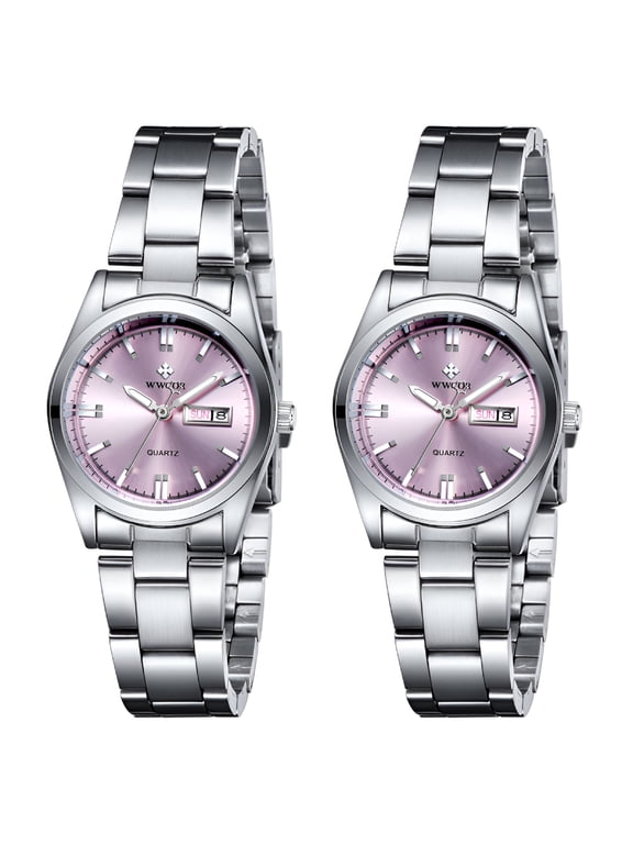 DESIGNICE Ladies Dress Watches Easy Reader Womens Small Face Dial Waterproof Analog Quartz