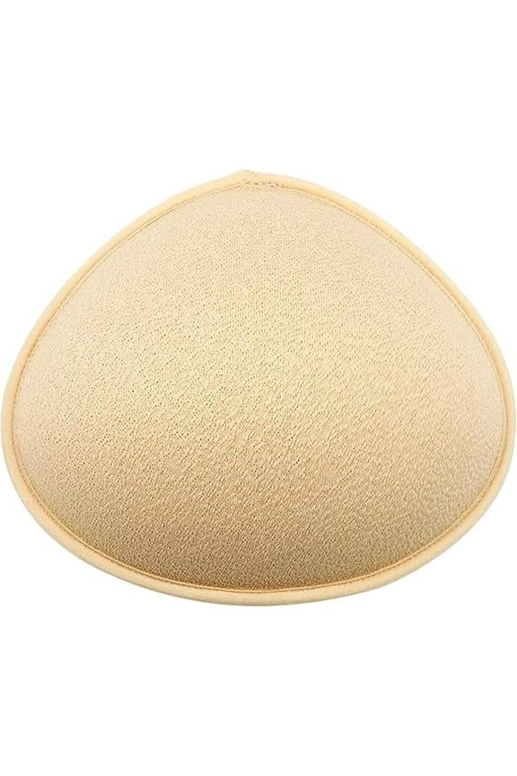 Latex Breast Forms Triangle Mastectomy Breast Prosthesis Breathable Mastectomy Bra Insert Pads Prosthetic Breasts for Women(1 Piece)